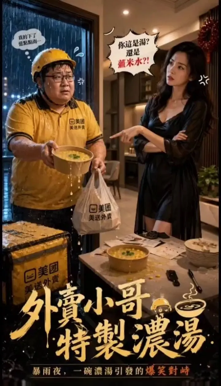 黄果短剧末世题材海报，两名女生站在通道前，画面冷灰