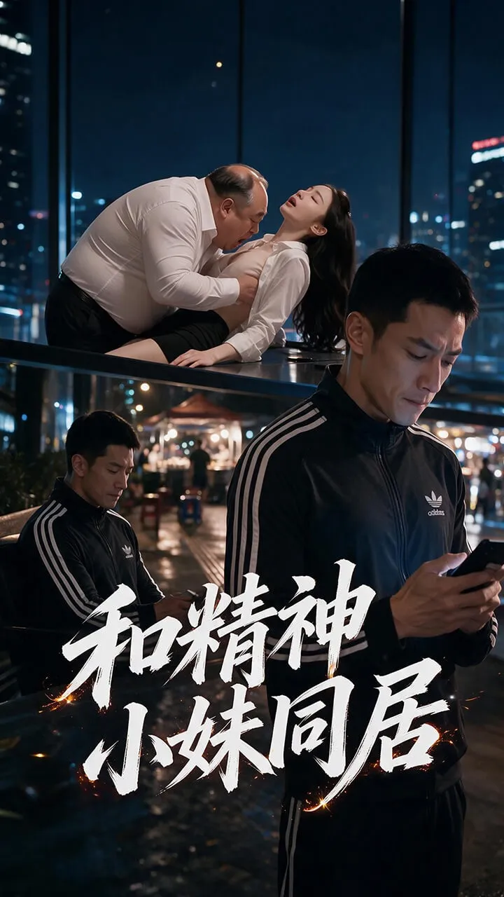 黄果短剧古装群像海报，深宅庭院中人物层层排列